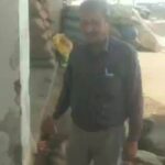 झांसी के भोजला मंडी में दुकानों के फर्श को चूहों ने किया खोखला