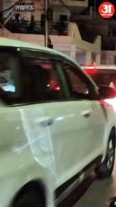 लखनऊ में पेट्रोल डीजल लेने के लिए आधी रात पंपों पर लगी लंबी लाइन