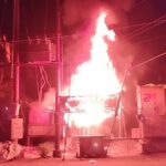 Jalaun News: इस्त्री की गुमटी में आग, 40 जोड़ी कपड़े जलकर राख