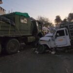 Jhansi:तेज रफ्तार पिकअप ने आर्मी ट्रक में मारी टक्कर, उपचार के दौरान जवान की मौत – Jhansi: High-speed Pickup Collides With Army Truck, Soldier Dies During Treatment