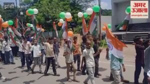 भाजपा कार्यकर्ताओं ने निकाली तिरंगा यात्रा, लक्ष्मी गेट से गल्ला मंडी तक गूंजे देशभक्ति के नारे