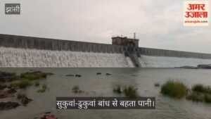 बारिश से सुकुवां-ढुकुवां और पारीछा बांध लबालब, खोले गए गेट
