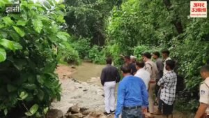 निवाड़ी में नाला पार करते समय आठ वर्षीय बच्ची बह गई